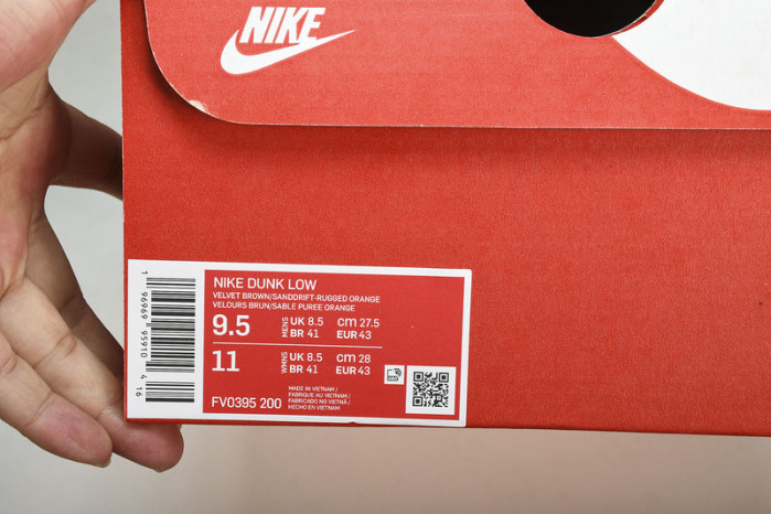 Nike Dunk Low “Red Panda” FV0395-200