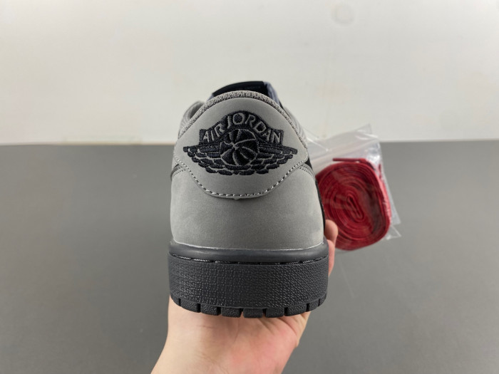 Travis Scott x Air Jordan 1 Low OG Black Gray DM7866-775